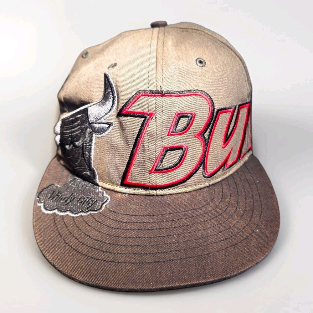 Chicago Bulls 47 Brand Hardwood Classics Snapback Hat Brown Windy City